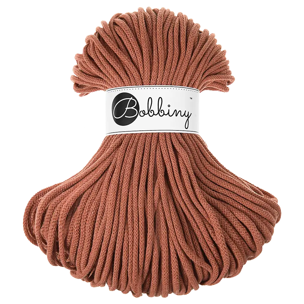 #Farbe_Bobbiny Flechtkordel Premium | Terracotta
