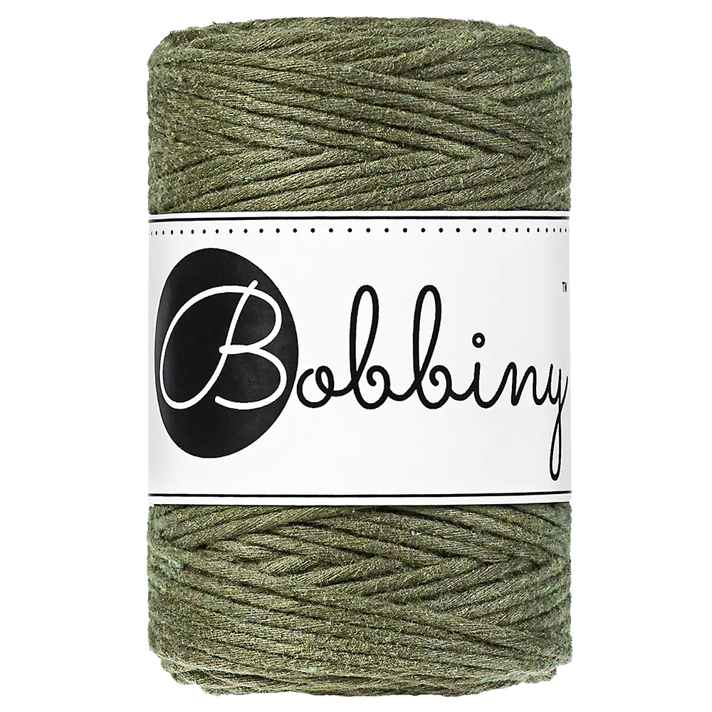 #Farbe_Bobbiny Makramee 1,5 mm | Avocado