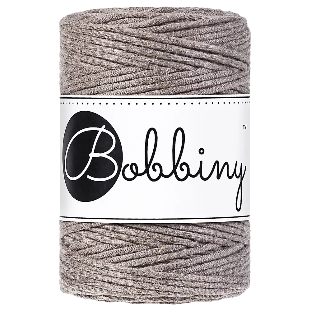 #Farbe_Bobbiny Makramee 1,5 mm | Coffee