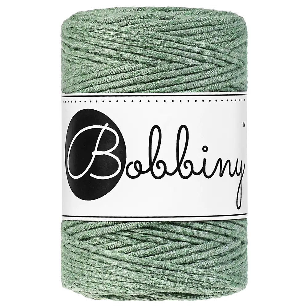 #Farbe_Bobbiny Makramee 1,5 mm | Eucalyptus Green