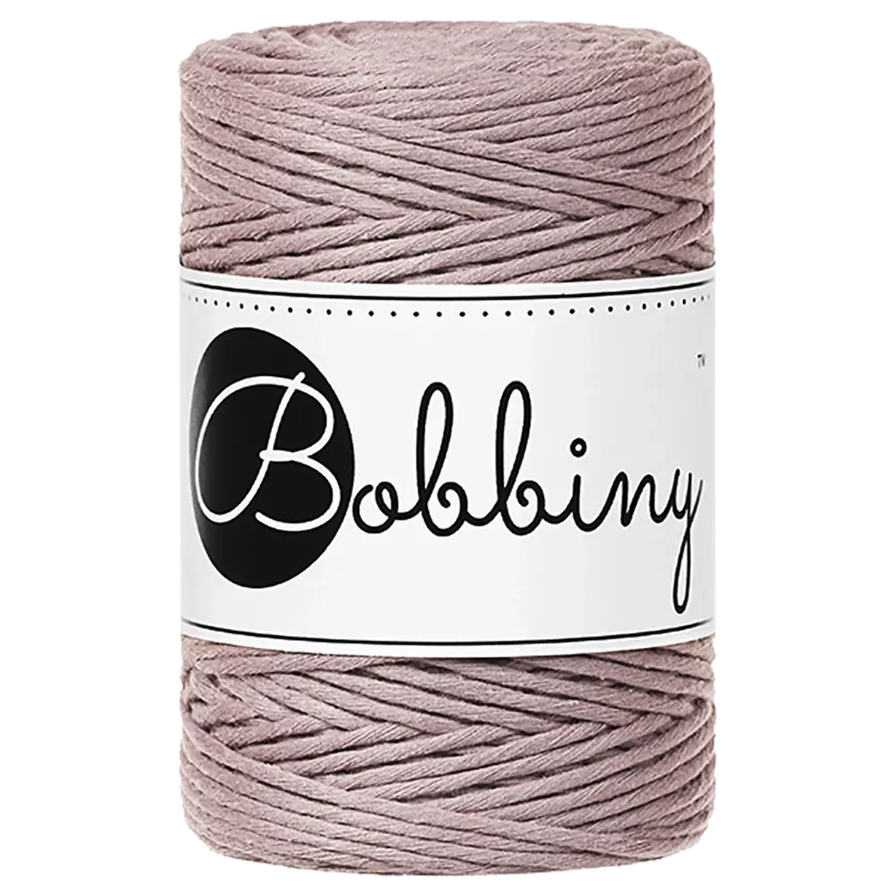 #Farbe_Bobbiny Makramee 1,5 mm | Mauve