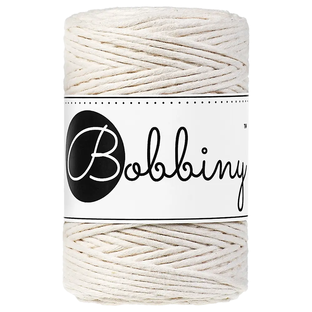 #Farbe_Bobbiny Makramee 1,5 mm | Natural
