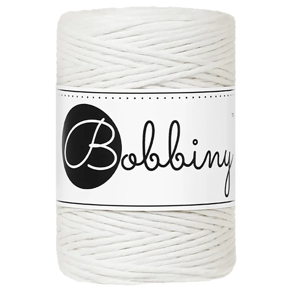 #Farbe_Bobbiny Makramee 1,5 mm | Off White