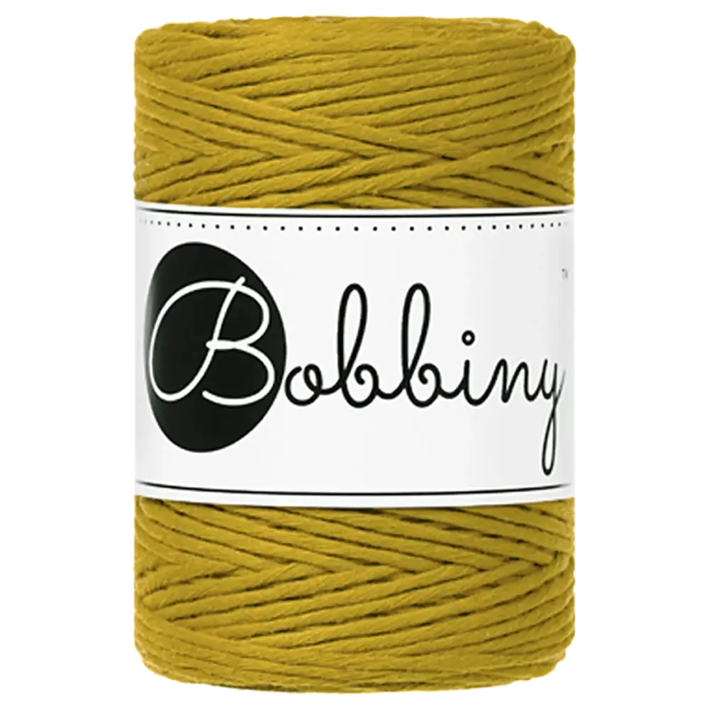 #Farbe_Bobbiny Makramee 1,5 mm | Spicy Yellow