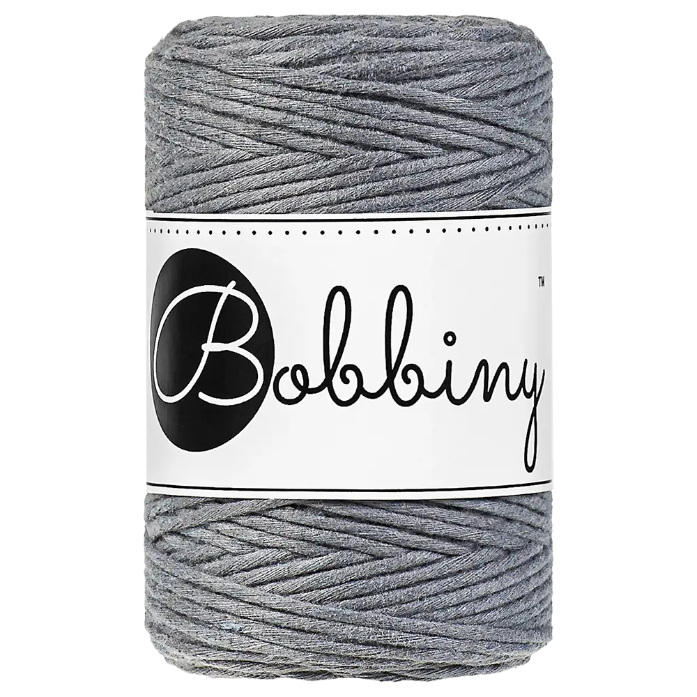 #Farbe_Bobbiny Makramee 1,5 mm | Steel
