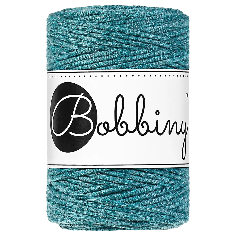 #Farbe_Bobbiny Makramee 1,5 mm | Teal