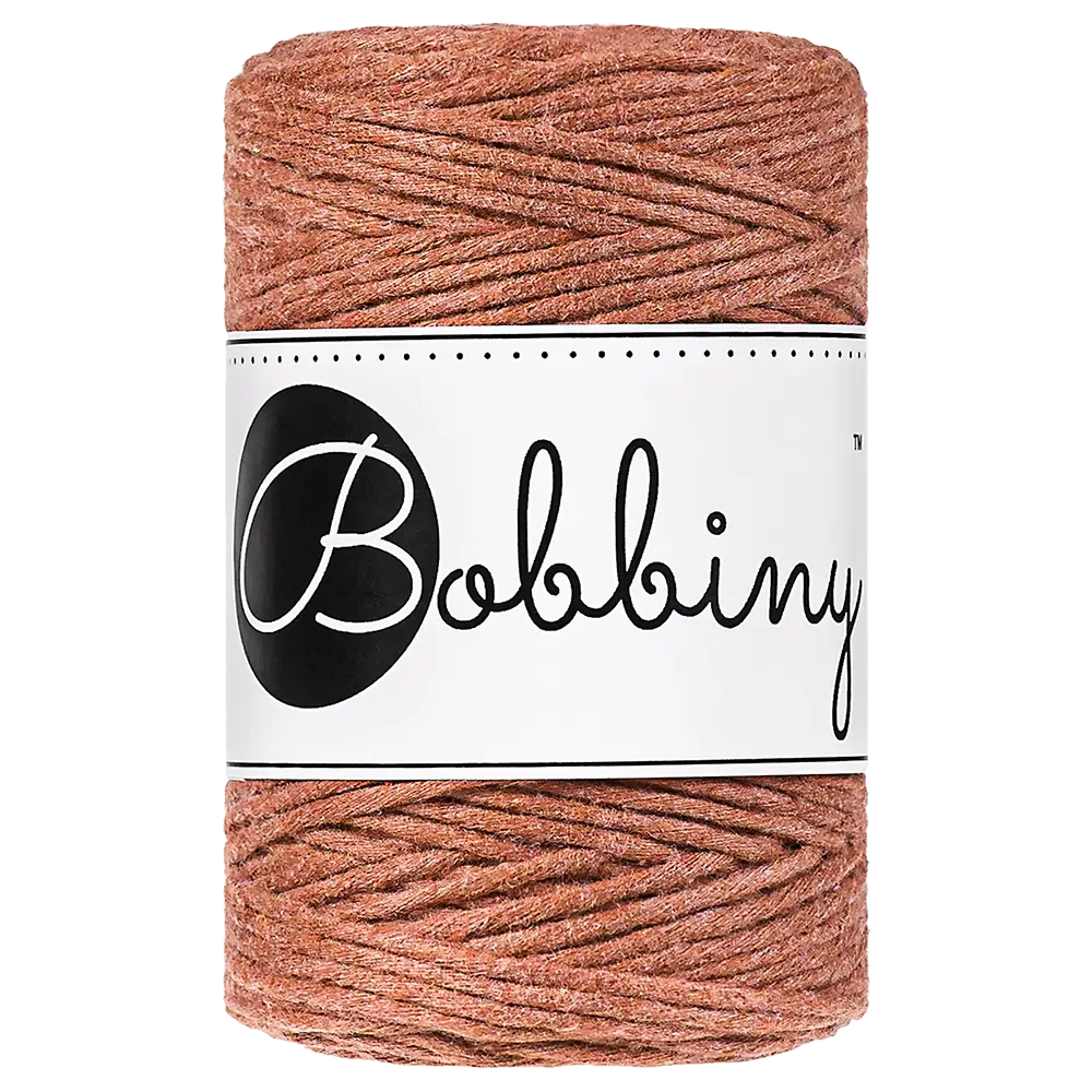 #Farbe_Bobbiny Makramee 1,5 mm | Terracotta