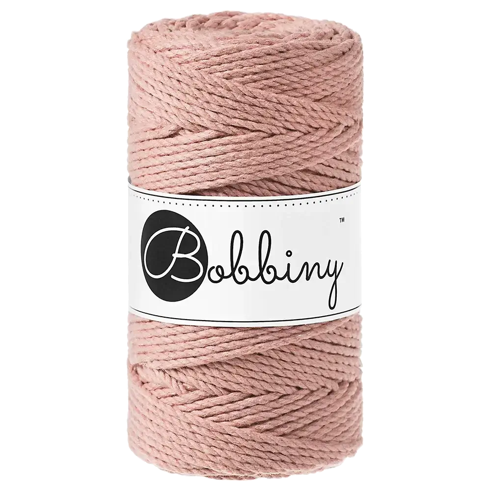 #Farbe_Bobbiny Makramee 3PLY 3 mm | Blush