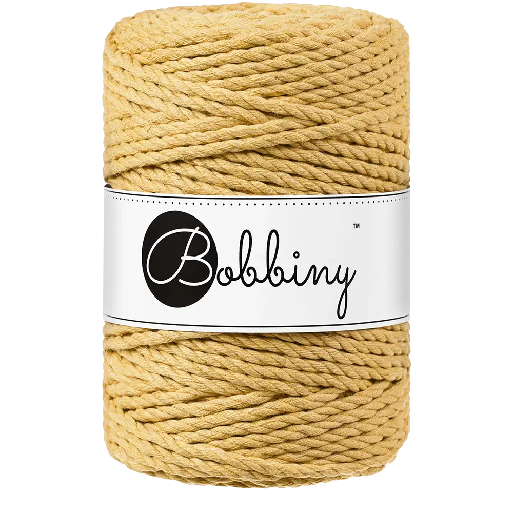 #Farbe_Bobbiny Makramee 3PLY 5 mm | Honey