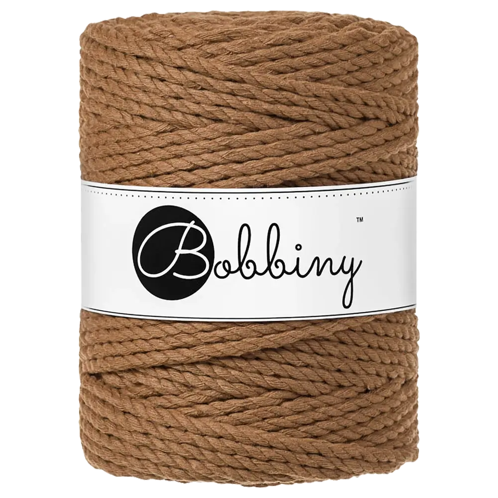 #Farbe_Bobbiny Makramee 3PLY 5 mm | Caramel