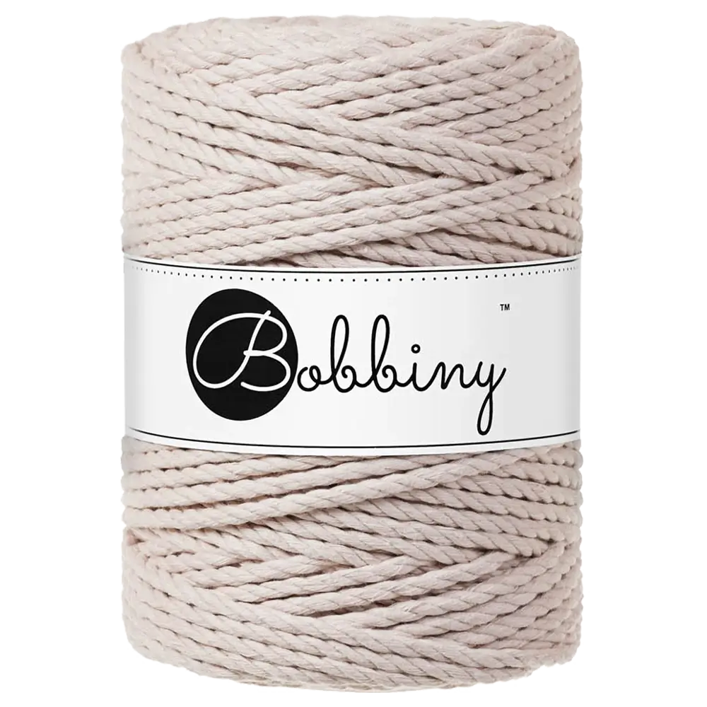 #Farbe_Bobbiny Makramee 3PLY 5 mm | Nude