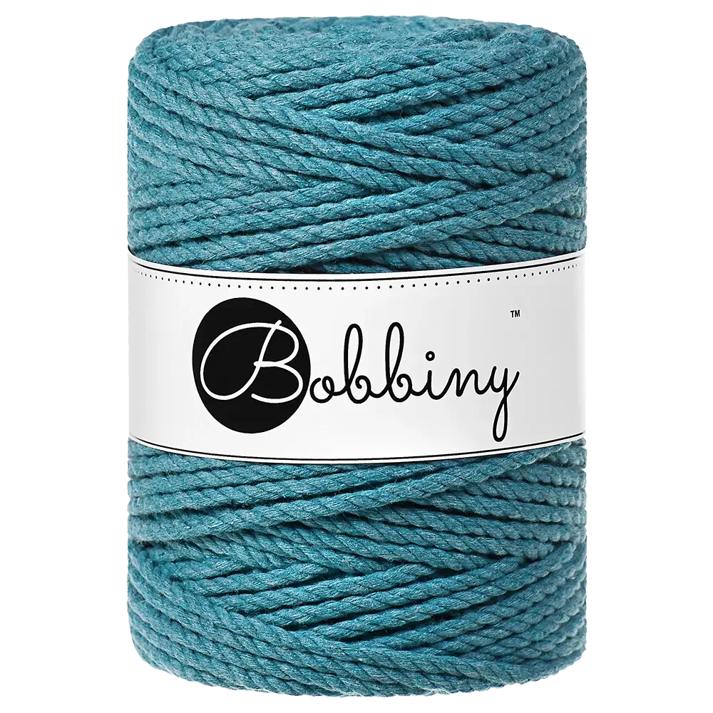 #Farbe_Bobbiny Makramee 3PLY 5 mm | Teal