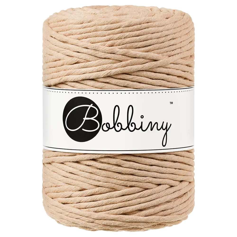 #Farbe_Bobbiny Makramee 5 mm | Biscuit