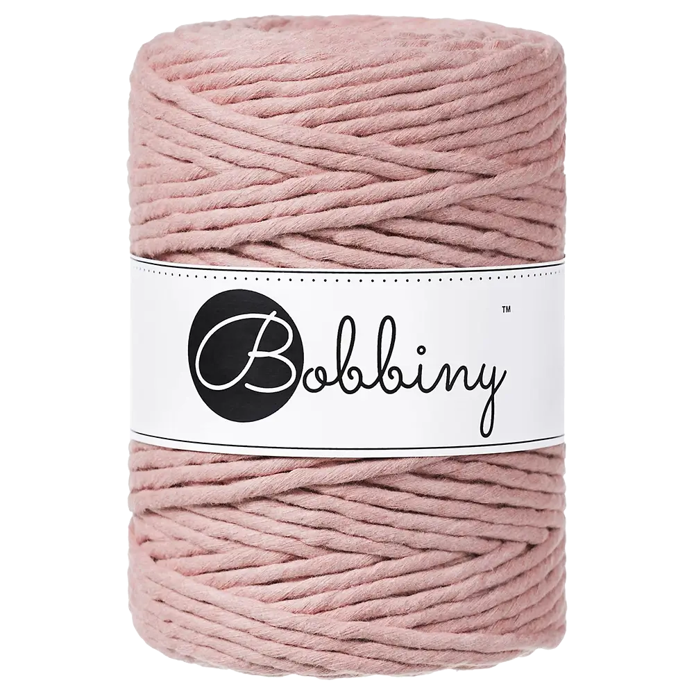 #Farbe_Bobbiny Makramee 5 mm | Blush
