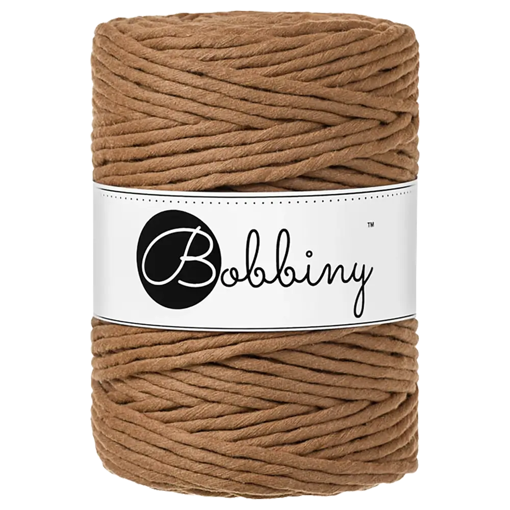 #Farbe_Bobbiny Makramee 5 mm | Caramel