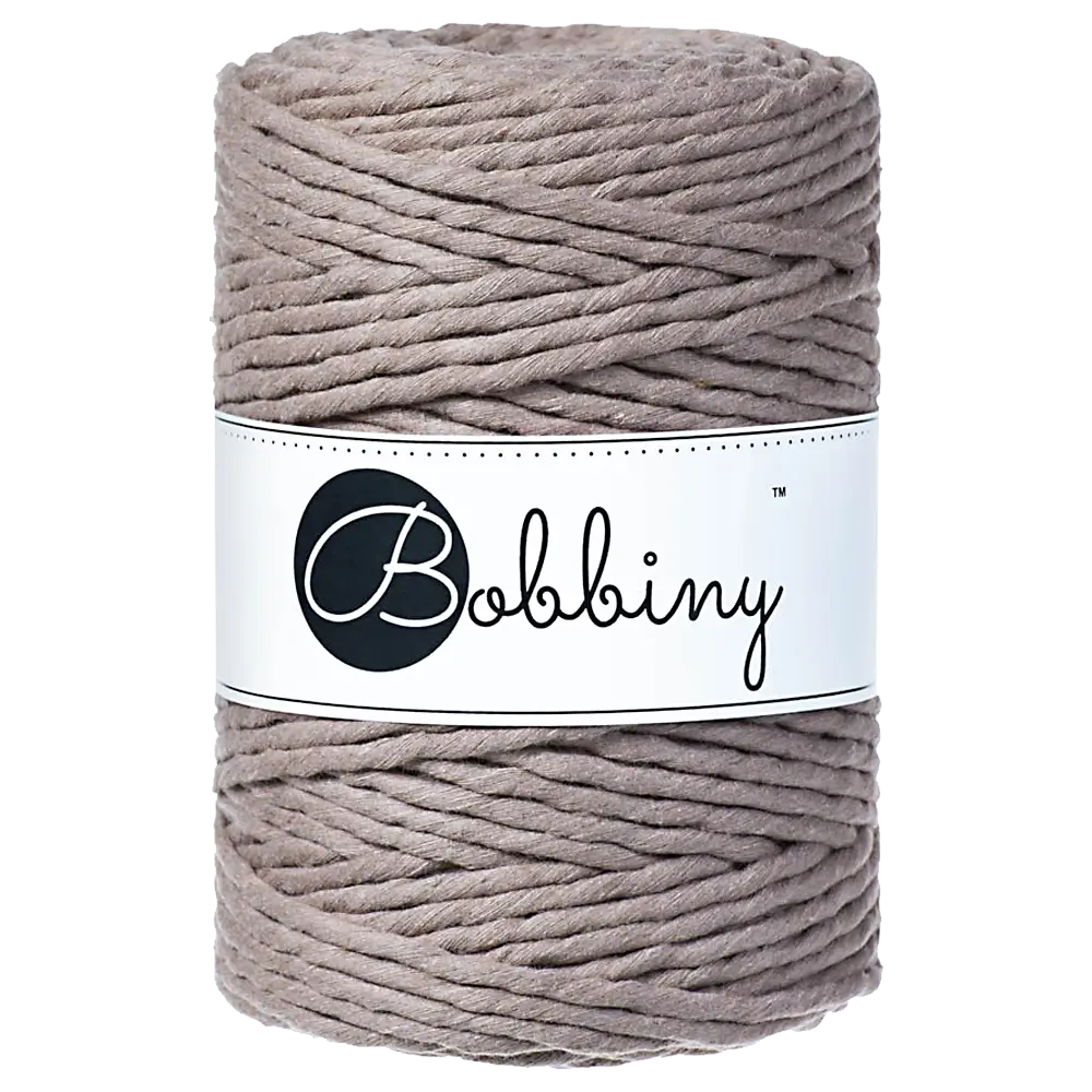 #Farbe_Bobbiny Makramee 5 mm | Coffee