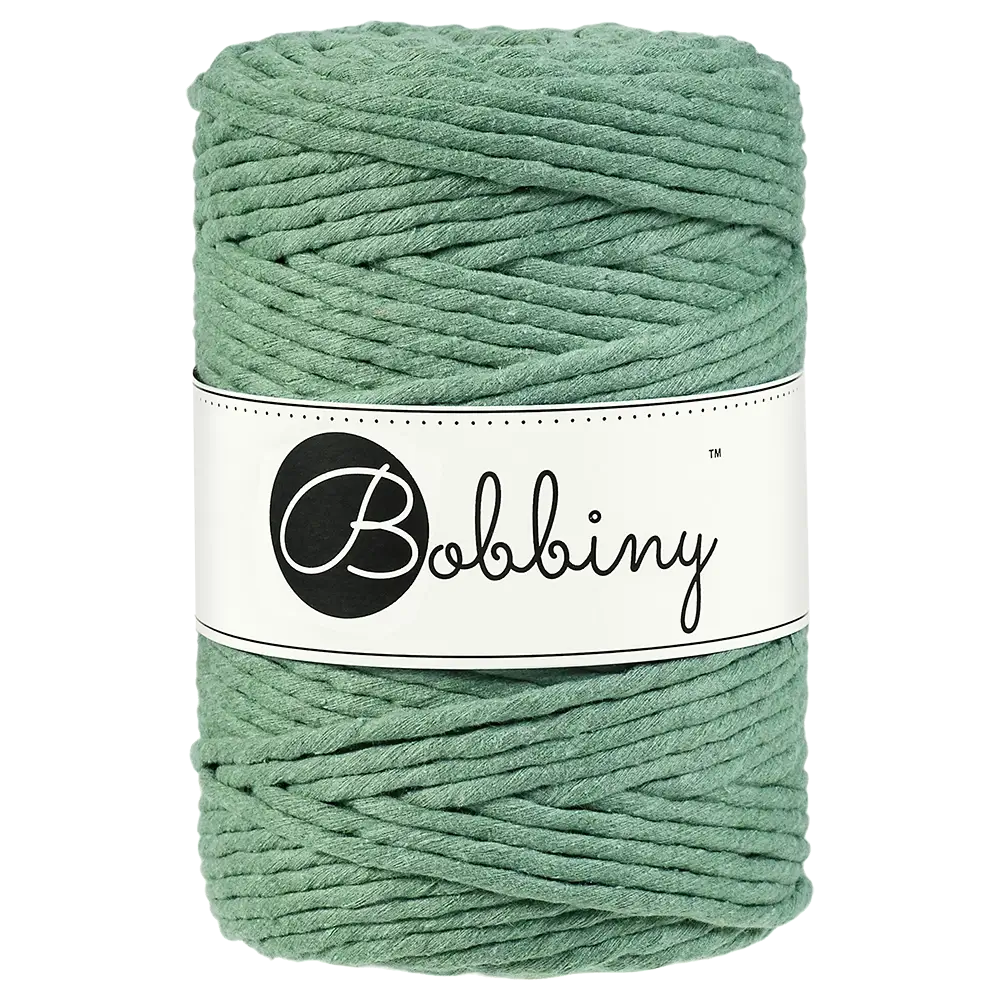 #Farbe_Bobbiny Makramee 5 mm | Eucalyptus Green