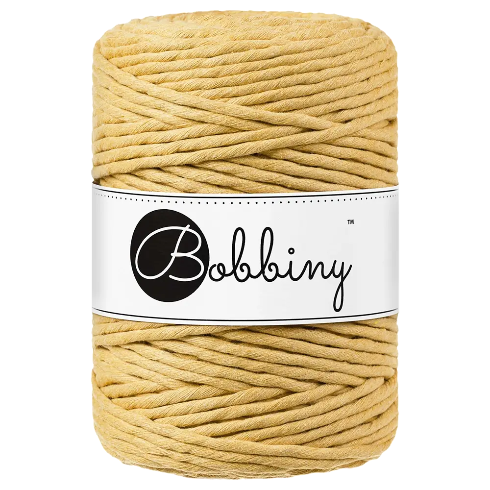 #Farbe_Bobbiny Makramee 5 mm | Honey