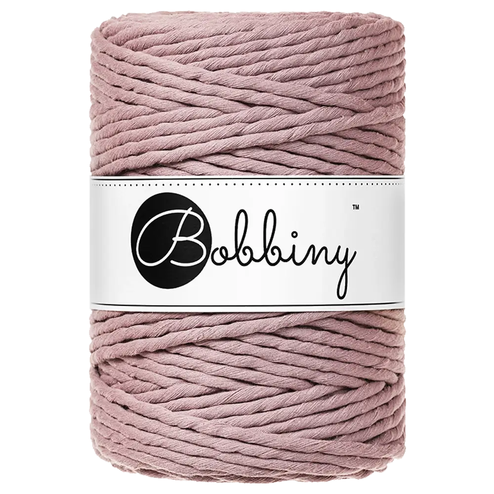 #Farbe_Bobbiny Makramee 5 mm | Mauve