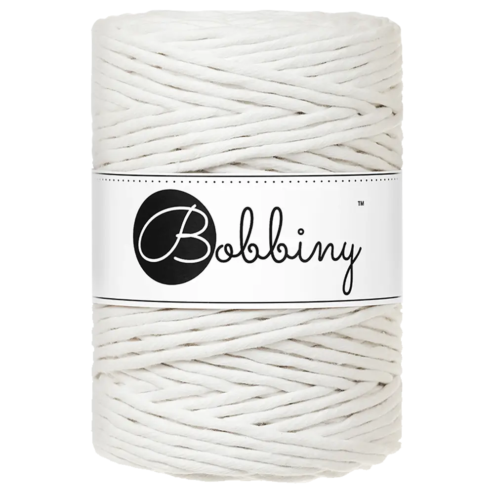 #Farbe_Bobbiny Makramee 5 mm | Off White