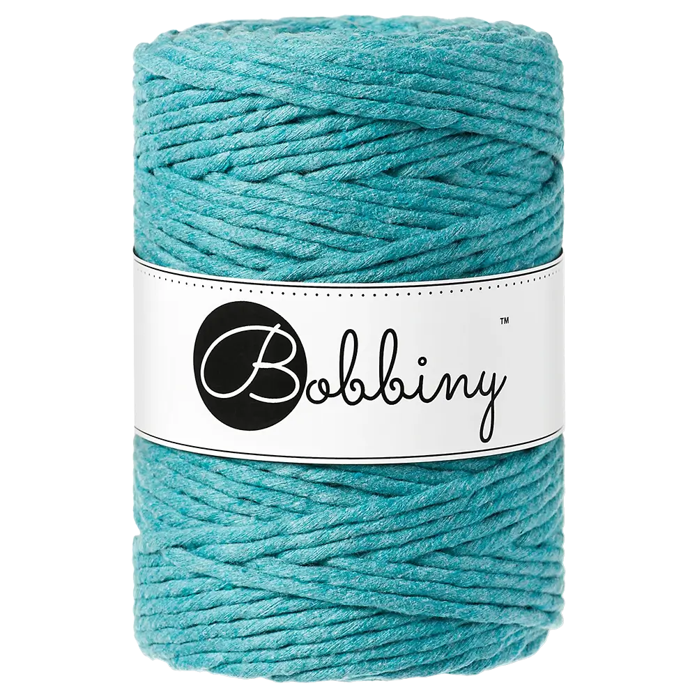 #Farbe_Bobbiny Makramee 5 mm | Teal