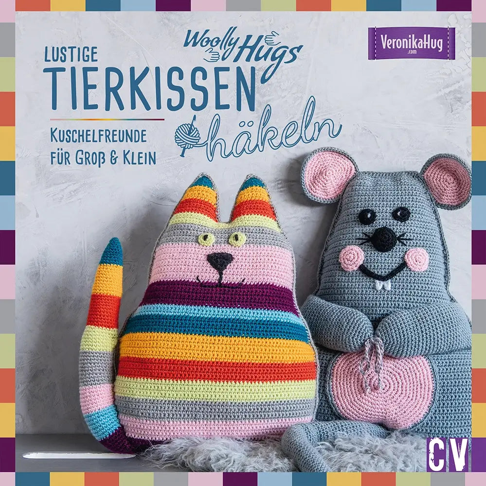 CV | Lustige Tierkissen häkeln