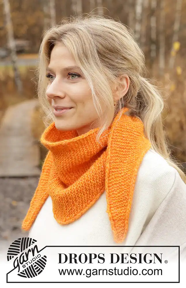 Dreieckstuch Cantaloupe Shawl (Strickset)