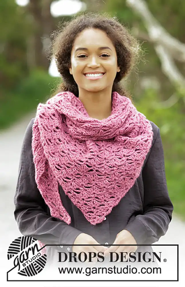 Dreieckstuch Paradis (Häkelset)