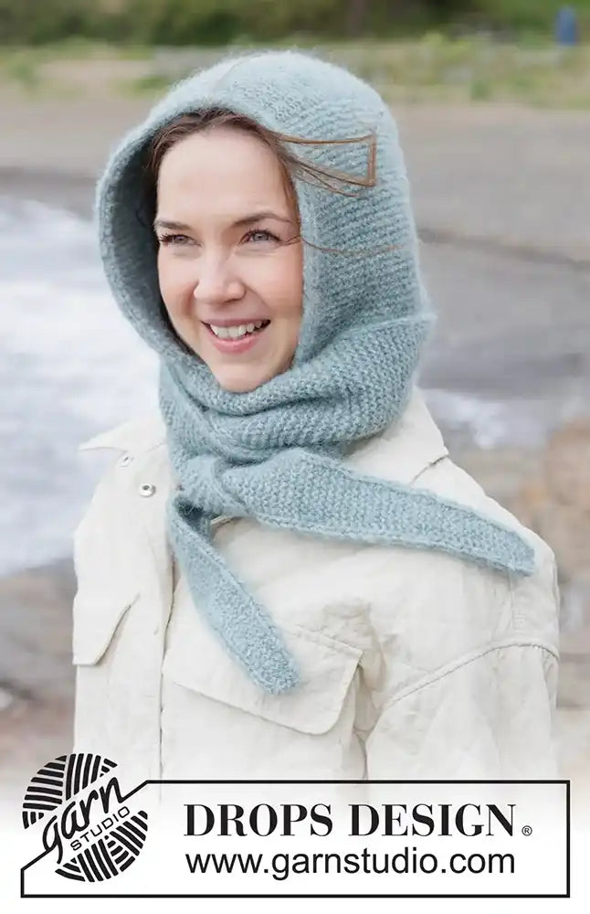 Kapuzenschal Misty Fjord Hood (Strickset)