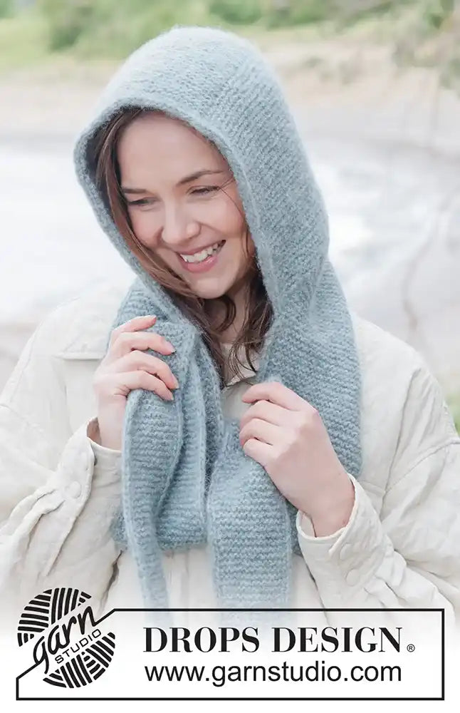 Kapuzenschal Misty Fjord Hood (Strickset)