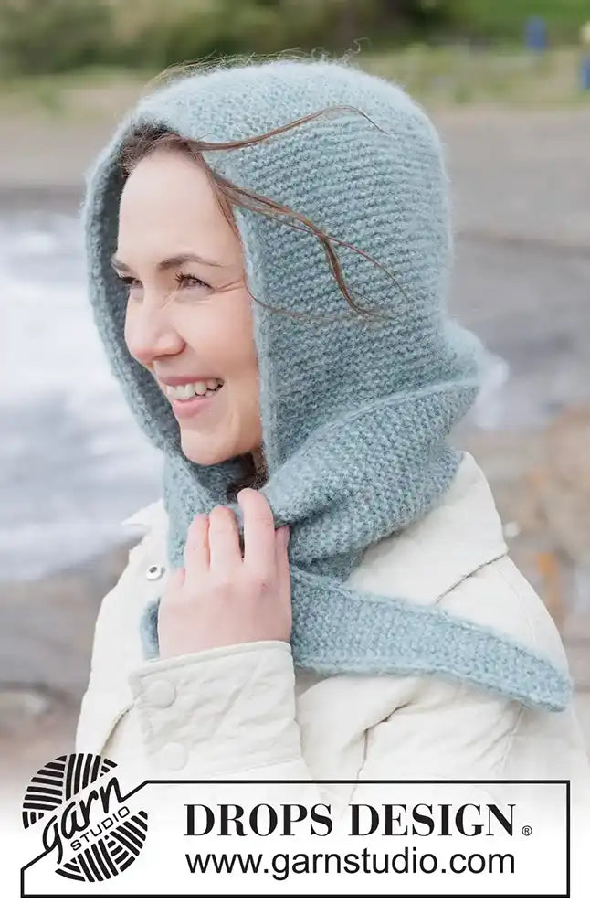 Kapuzenschal Misty Fjord Hood (Strickset)