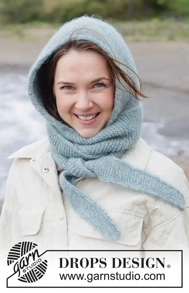 Kapuzenschal Misty Fjord Hood (Strickset)