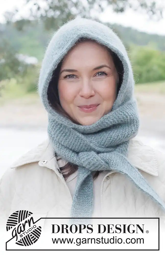 Kapuzenschal Misty Fjord Hood (Strickset)
