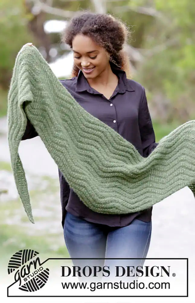 Tuch & Handstulpen Green Sea (Strickset)