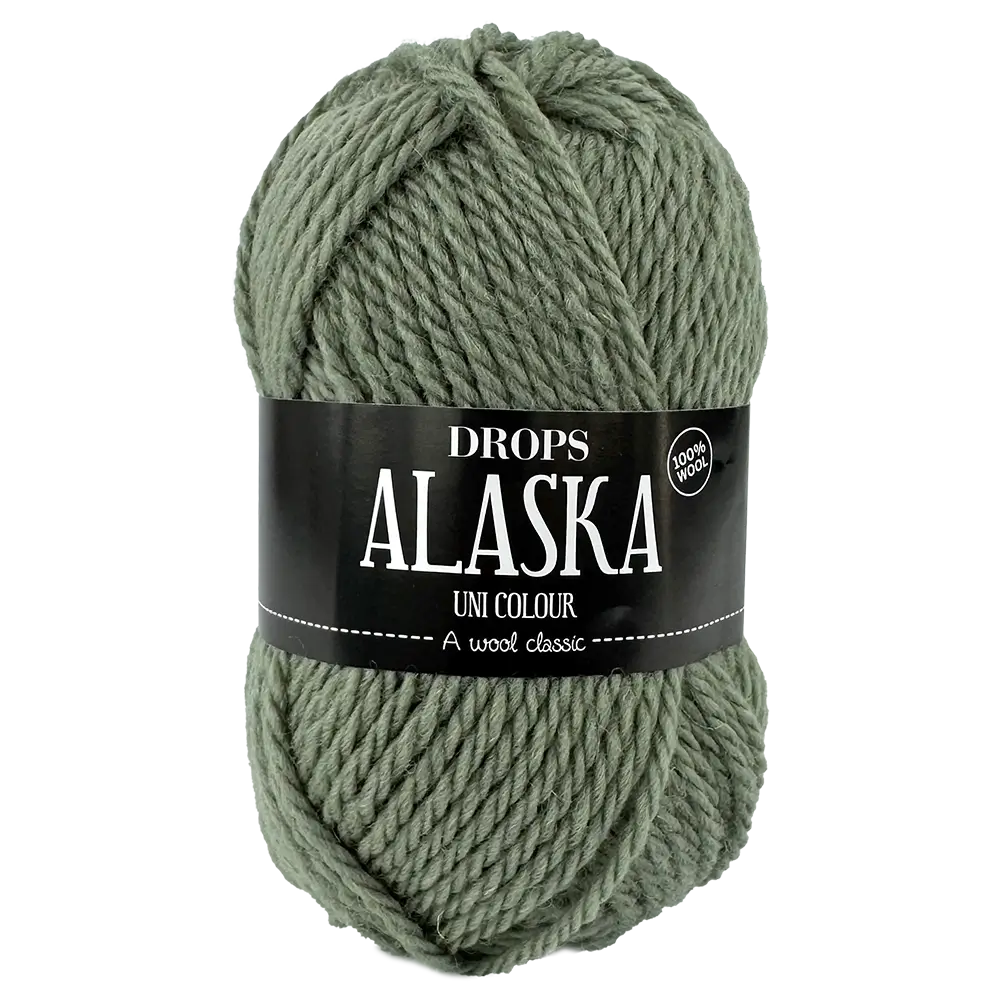 #Farbe_Drops Alaska Uni | 75 Salbeigrün