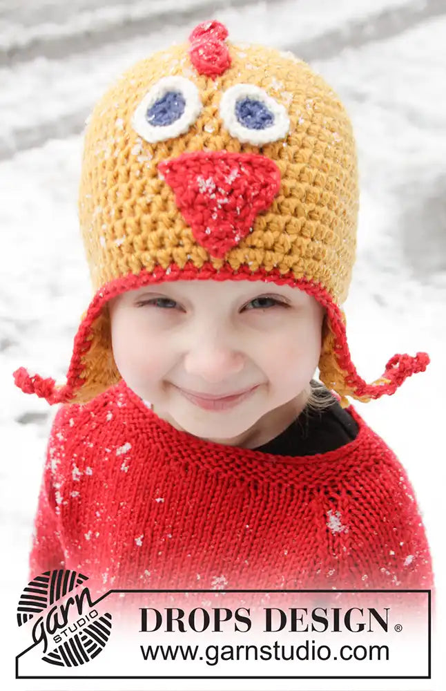 Mütze Huhn Chip (Häkelset)