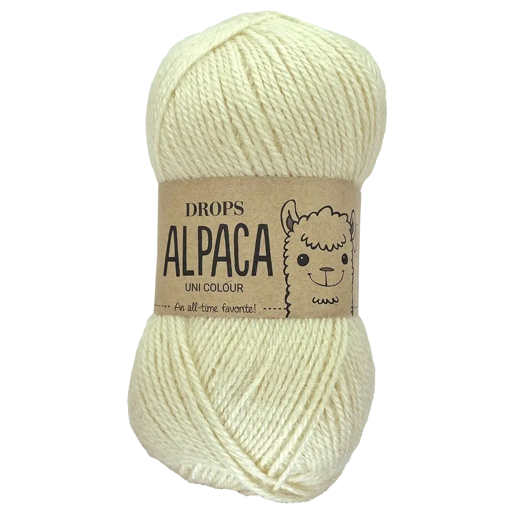 #Farbe_Drops Alpaca Uni | 0100 Natur