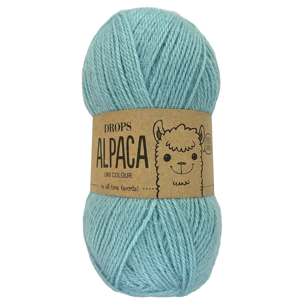 #Farbe_Drops Alpaca Uni | 2917 Türkis