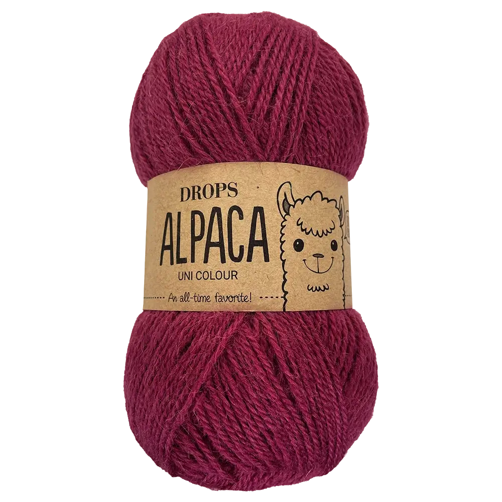 #Farbe_Drops Alpaca Uni | 3770 Himbeerrose