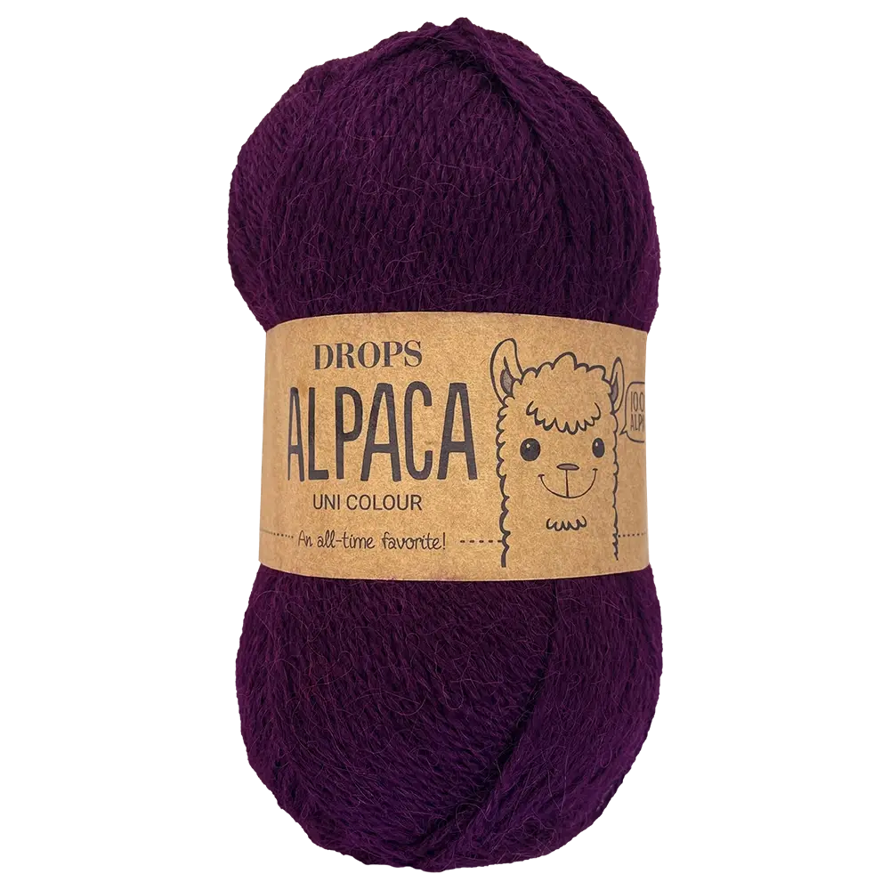 #Farbe_Drops Alpaca Uni | 4400 Dunkellila