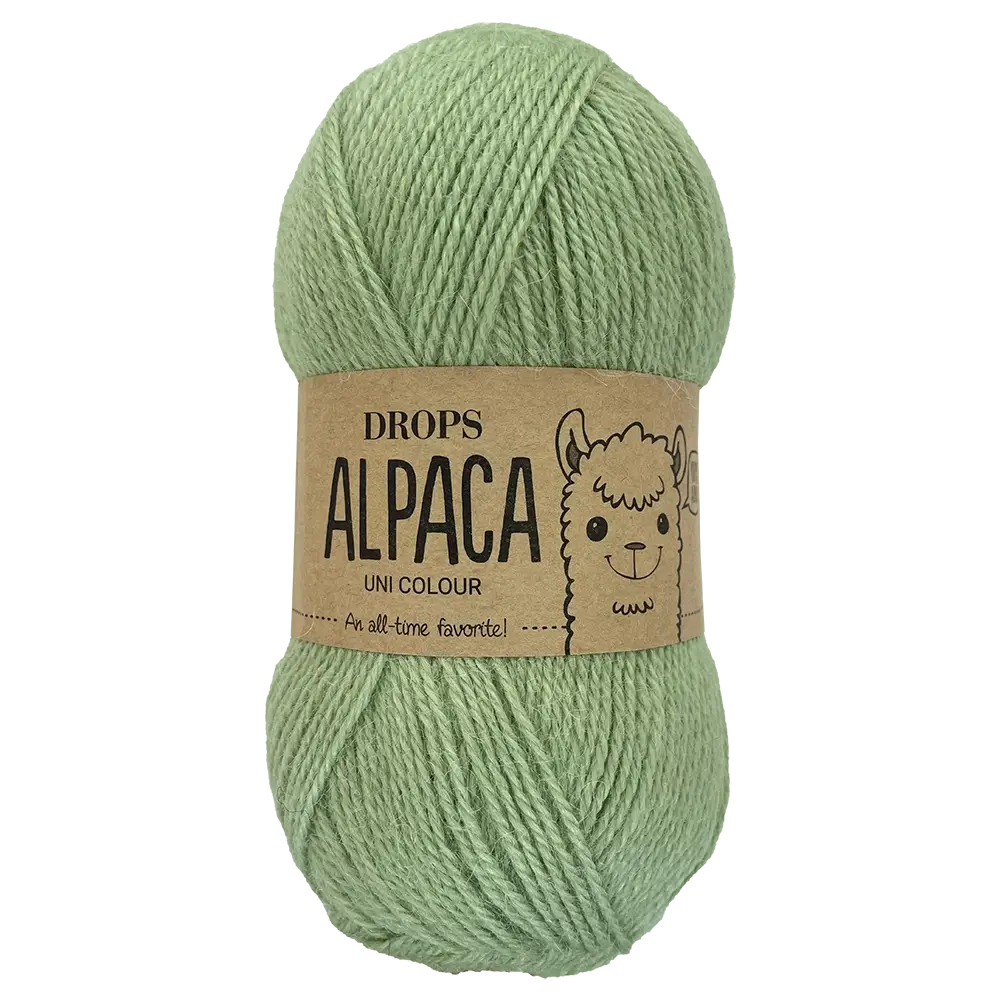 #Farbe_Drops Alpaca Uni | 9030 Pistazieneis