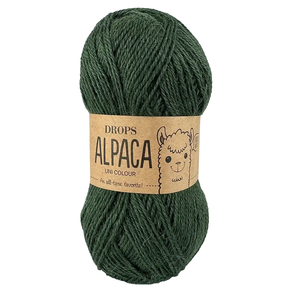#Farbe_Drops Alpaca Uni | 9032 Efeu Dunkel