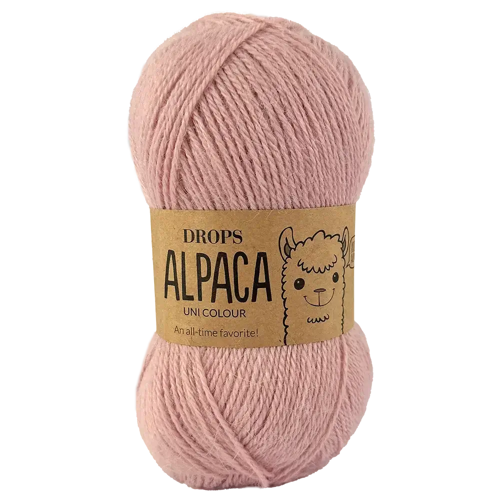 #Farbe_Drops Alpaca Uni | 9033 Erdbeercreme