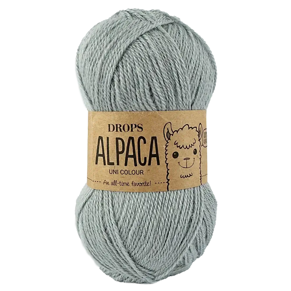#Farbe_Drops Alpaca Uni | 9037 Hell Seegrün