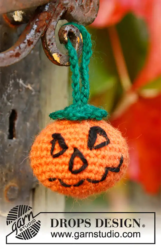 Deko Kürbis Jack (Häkelset)