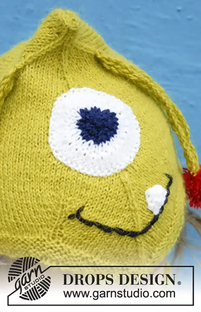 Mütze Monster Eye Smile (Strickset)