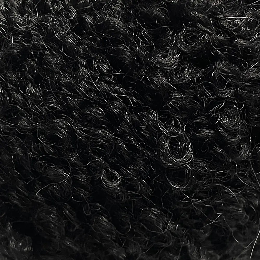 #Farbe_Drops Alpaca Bouclé Uni | 8903 Schwarz