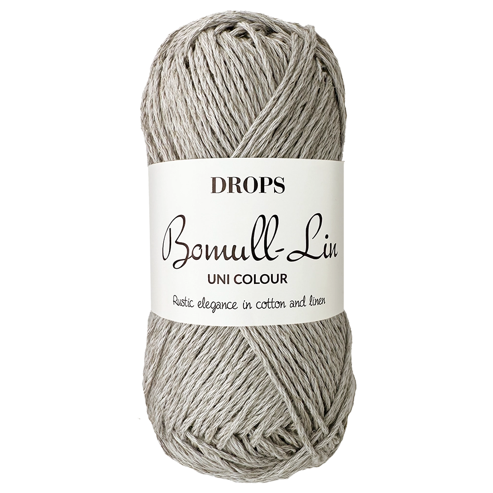 #Farbe_Drops Bomull-Lin | 15 Hellgrau