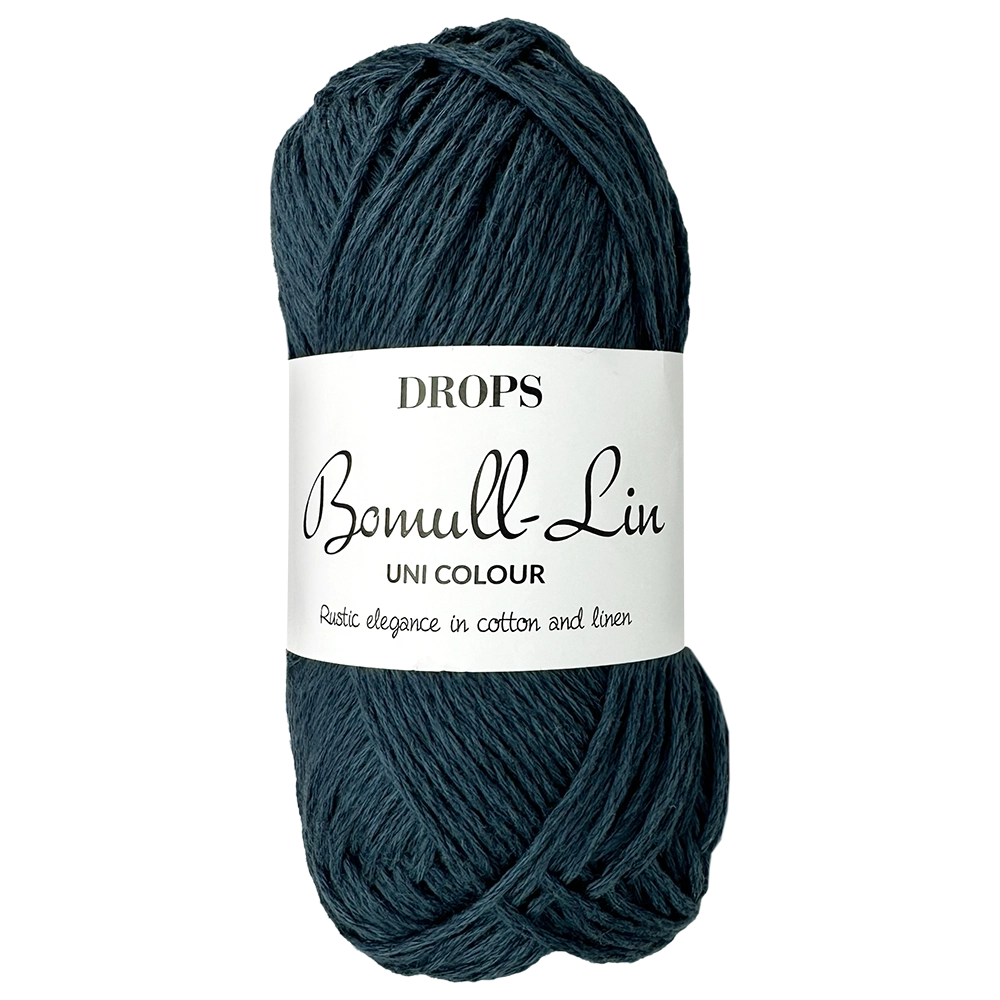 #Farbe_Drops Bomull-Lin | 21 Dunkelblau