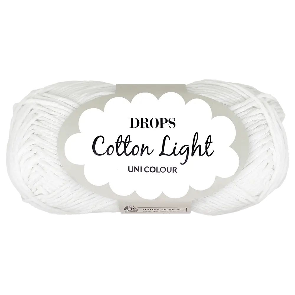 #Farbe_Drops Cotton Light | 02 Weiß